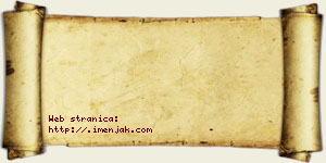 Tamara Joksimović vizit kartica